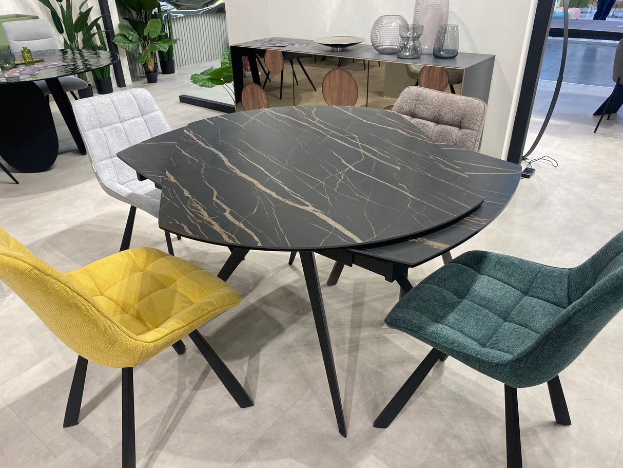 Table céramique marbre noir extensible - Achillen