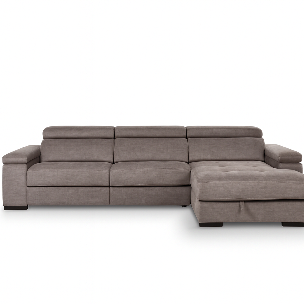 Canapé d'angle assises coulissantes - Maggy