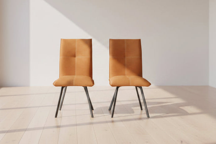 Chaise en tissu design de salle a manger - Souffle d'intérieur