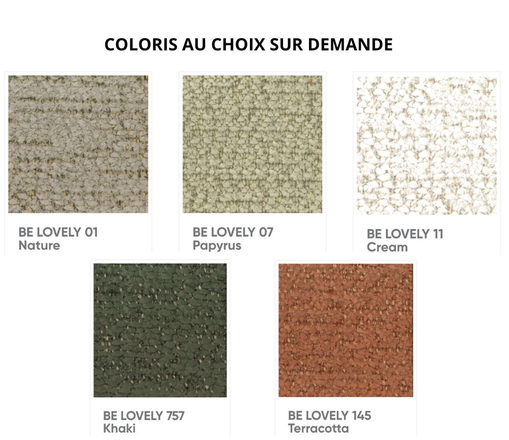 Beige corner sofa 316x246cm - Moony