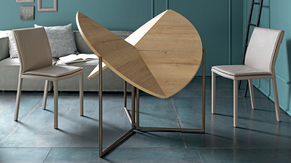 Table pliante Icaro Altacom – plateau mélamine et piètement métal