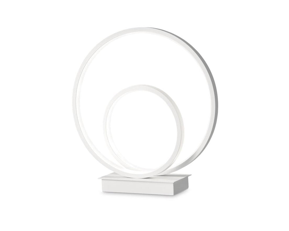 Lampe à poser design de table ronde led blanche - Ozo-Lampes à LED-SOUFFLE D’INTÉRIEUR