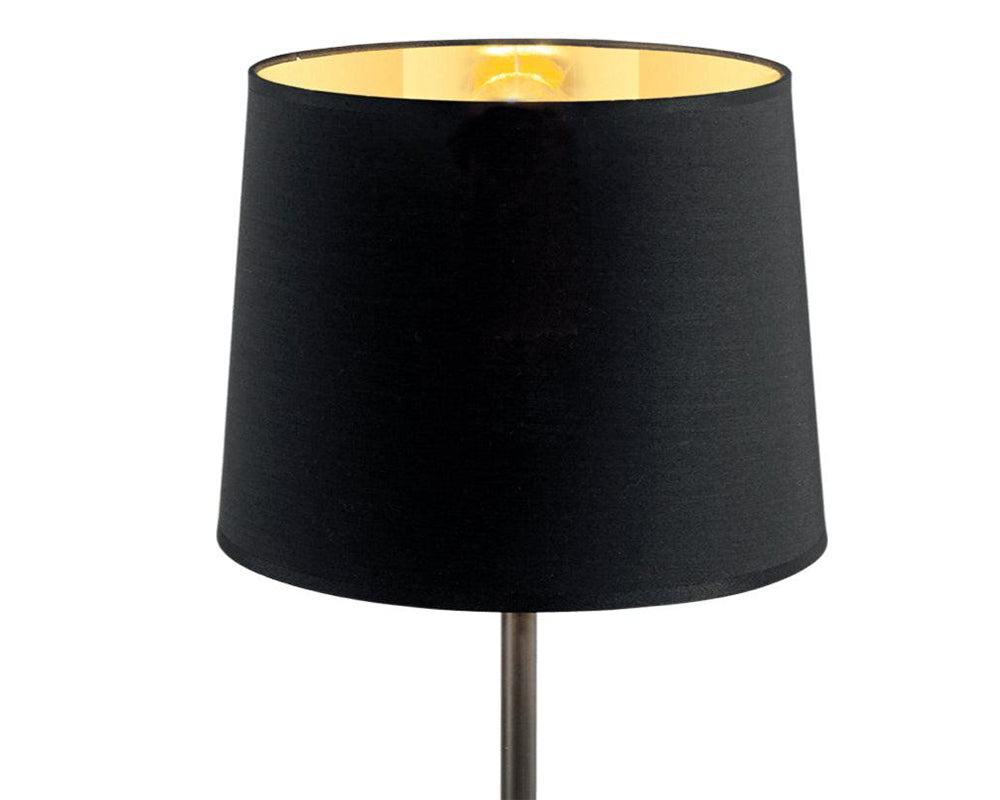 Lampe à poser design de table noir et doré - SOUFFLE D'intérieur