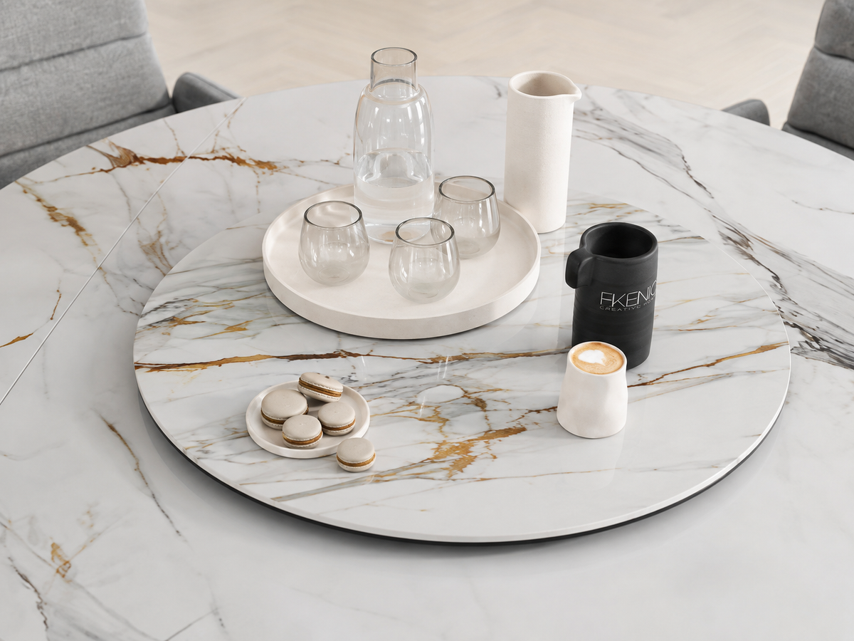 plateau tournant ceramique pour table - AKANTE LAZY