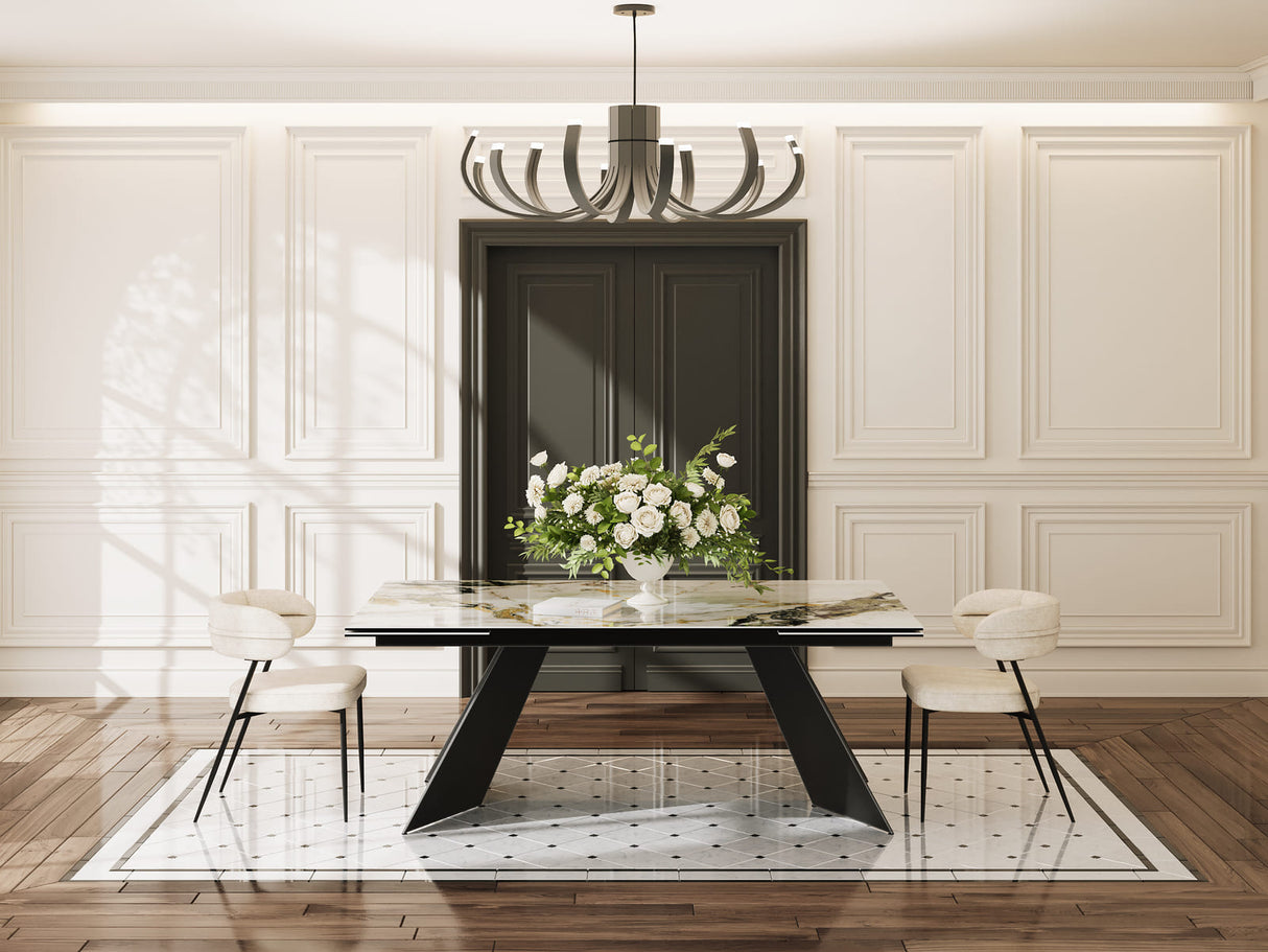 Grande table en céramique extensible - Washy