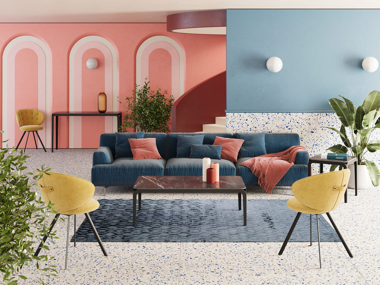 Table basse céramique marbre noir - Soumia