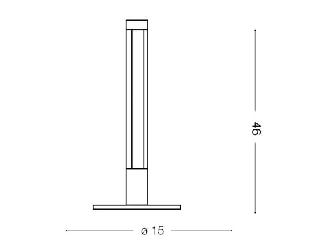 Lampe à poser design de table led blanche -  SOUFFLE D'intérieur