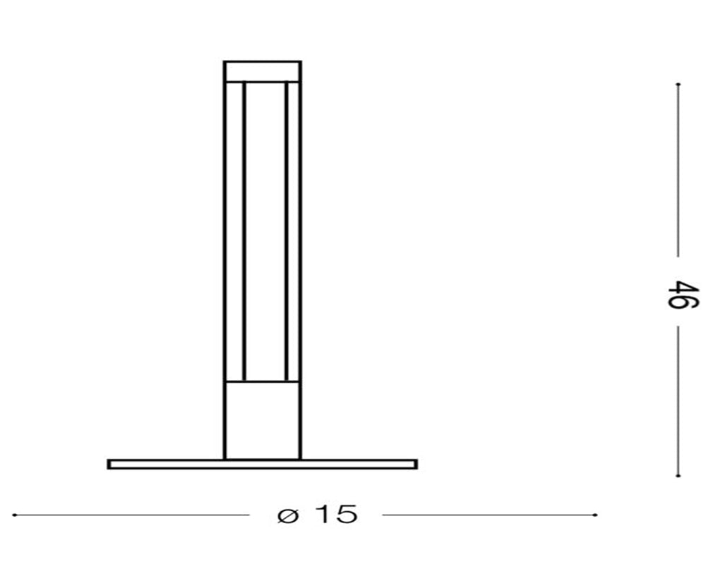 Lampe à poser design de table led noir - SOUFFLE D'intérieur