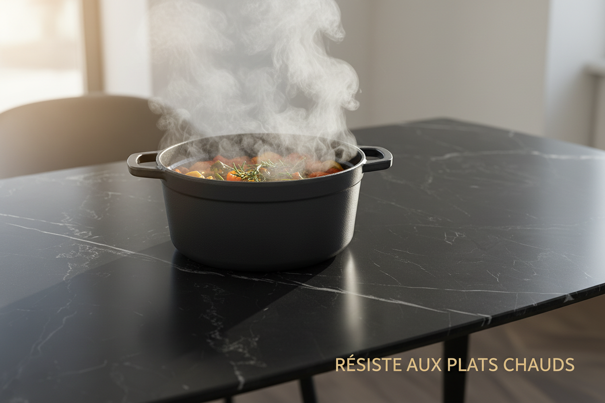 Céramique résistante aux plats chauds - Table Ares