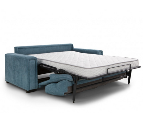 canapé 3 places convertible rapido bleu