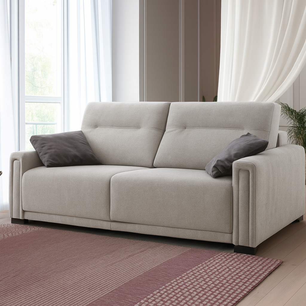 canapé rapido couchage 140 gris