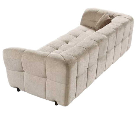 Canapé 3 places en tissu beige - Fly - Souffle d'intérieur