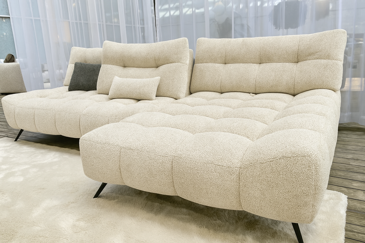 Corner sofa forward backward 282x189cm - Cassy