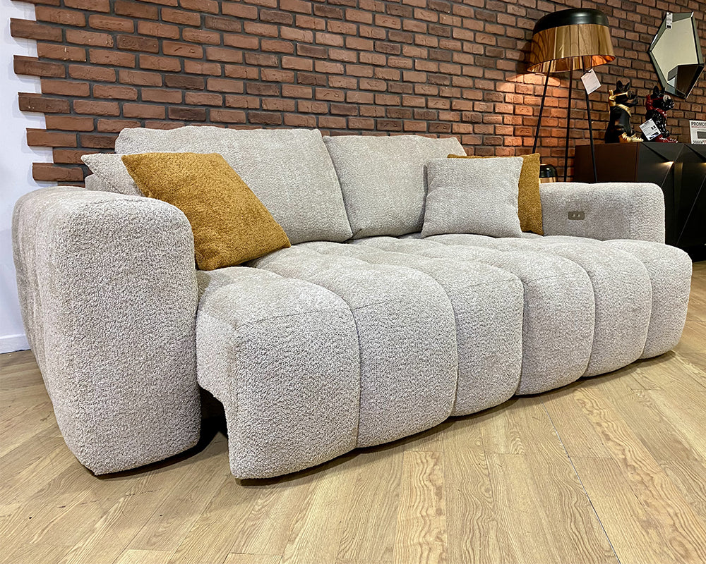 Canapé droit 4 places assises coulissantes - Eloïse