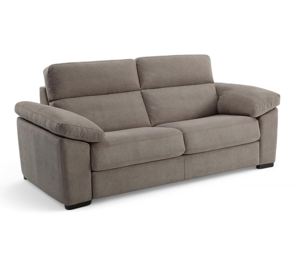 Canapé rapido lit convertible Patricia – vue 3/4 – tissu taupe