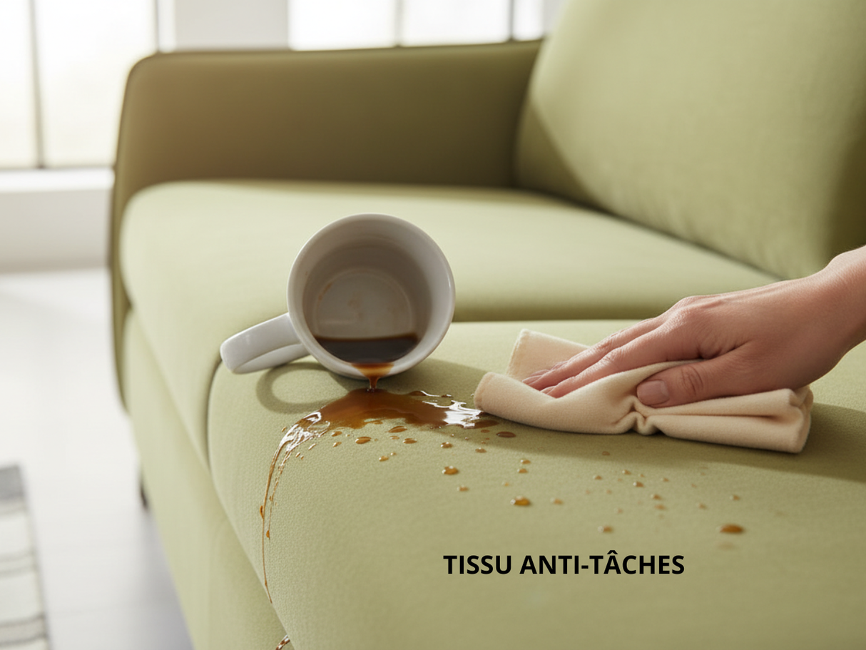 Canapé rapido vert convertible - Martin