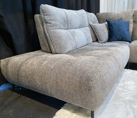 Canapé d'angle avance recule tissu velours - Souffle d'intérieur