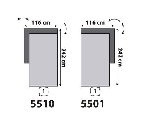 Canapé d'angle avance recule tissu velours - Souffle d'intérieur