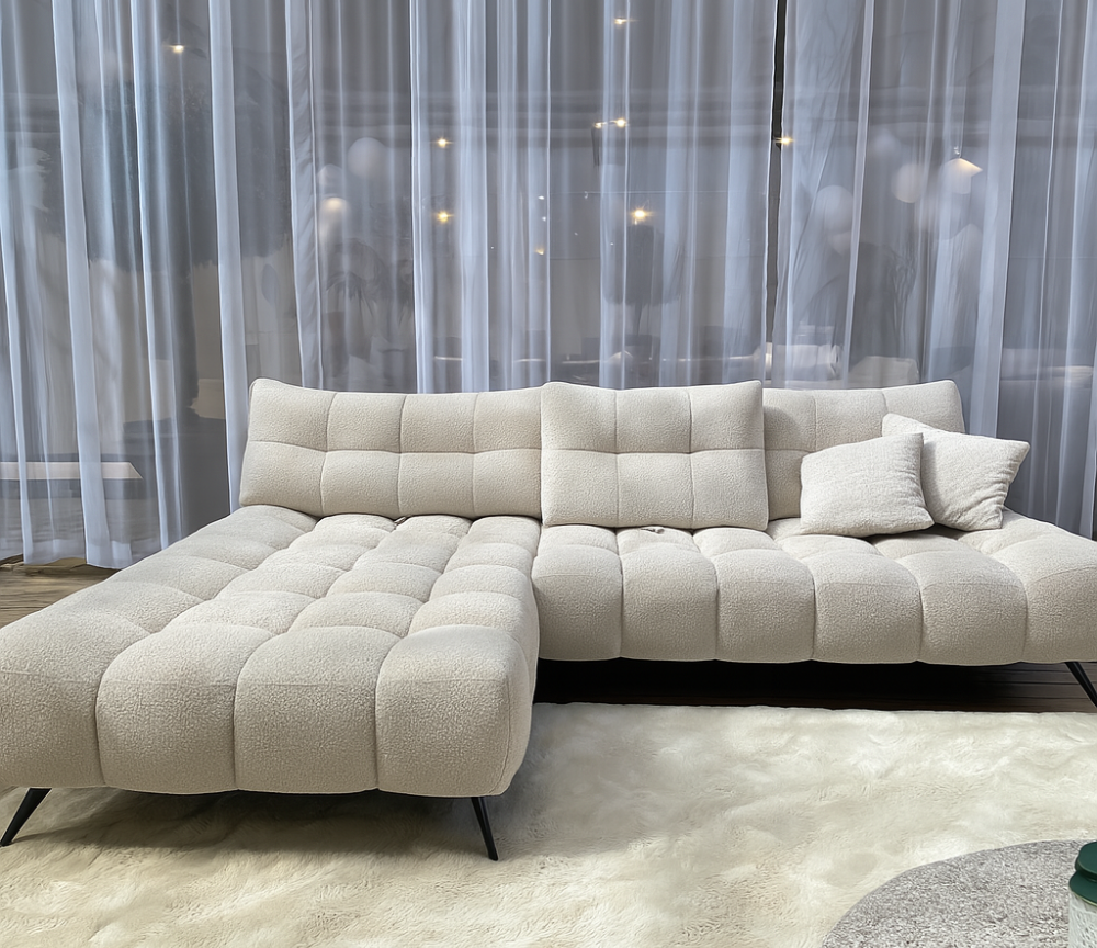 Corner sofa forward backward 282x189cm - Cassy