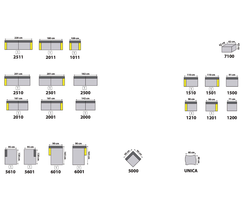Canapé d'angle beige en tissu chiné - Souffle d'intérieur
