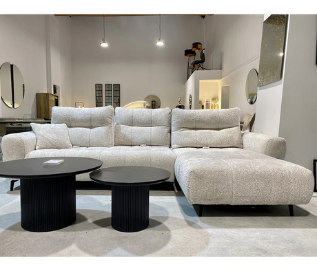 Canapé d’angle blanc Melania – espace de détente design Souffle d’Intérieur