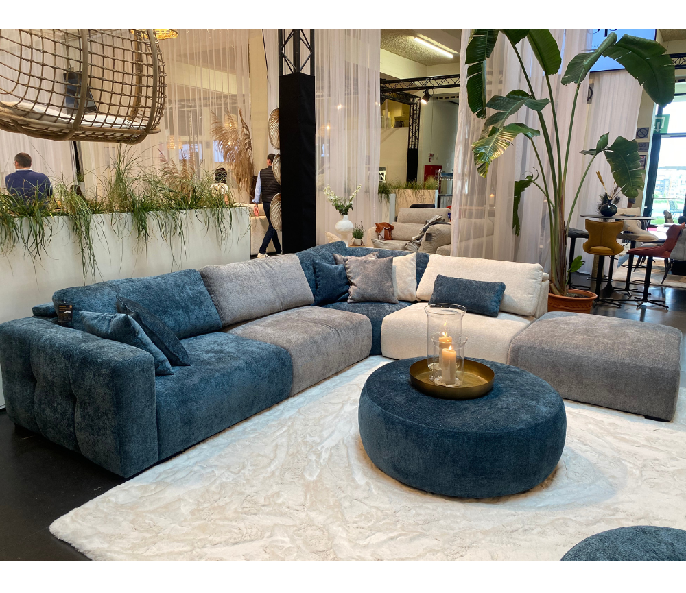 Modular corner sofa 348x329cm - Romy