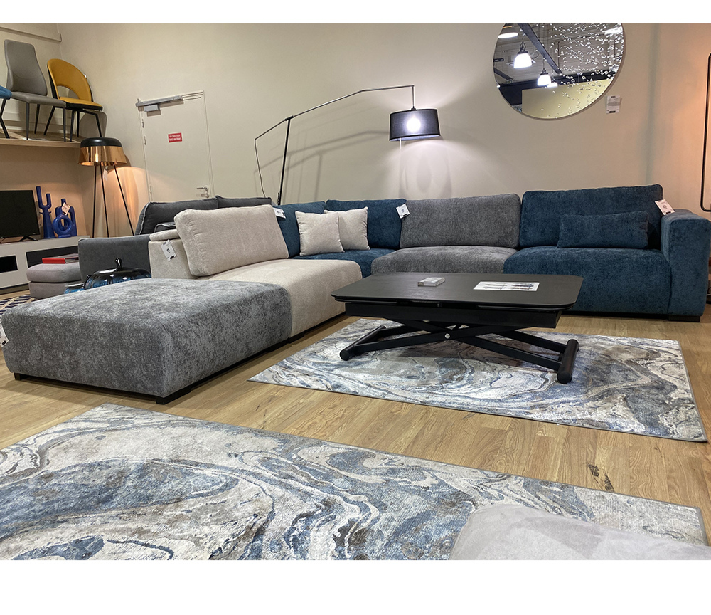 Modular corner sofa 348x329cm - Romy