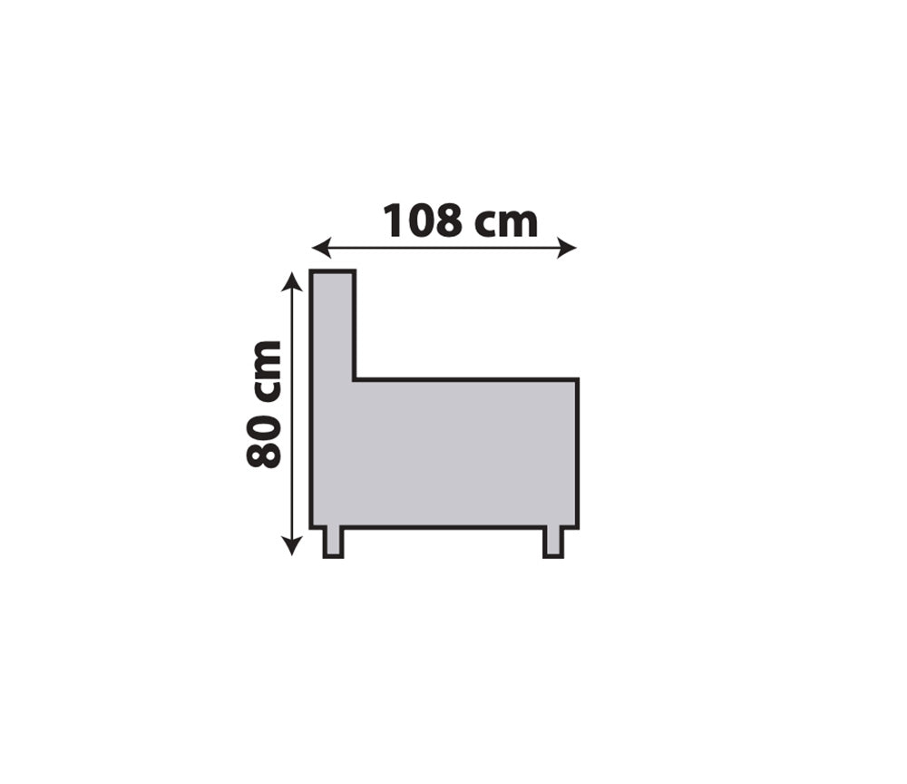 Schéma dimensions – Jabo – 108x80 cm