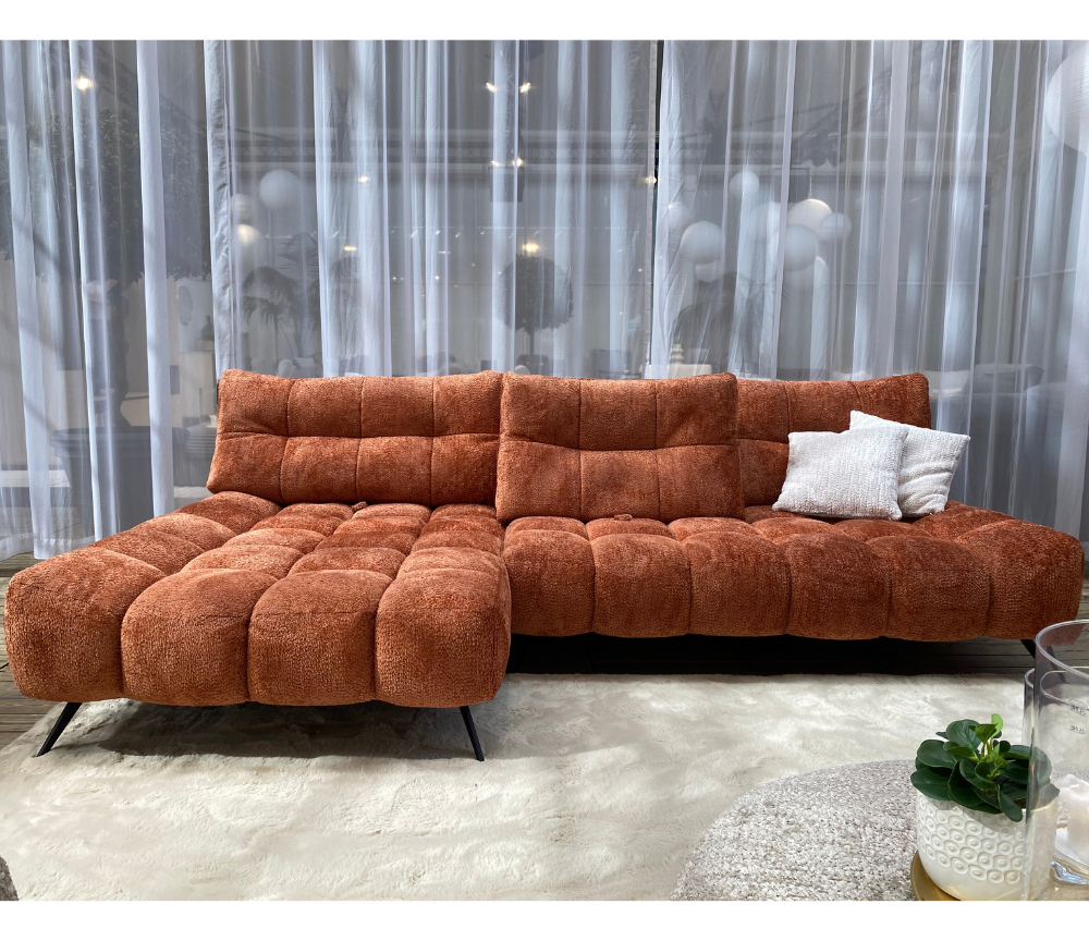 Corner sofa forward backward 282x189cm - Cassy