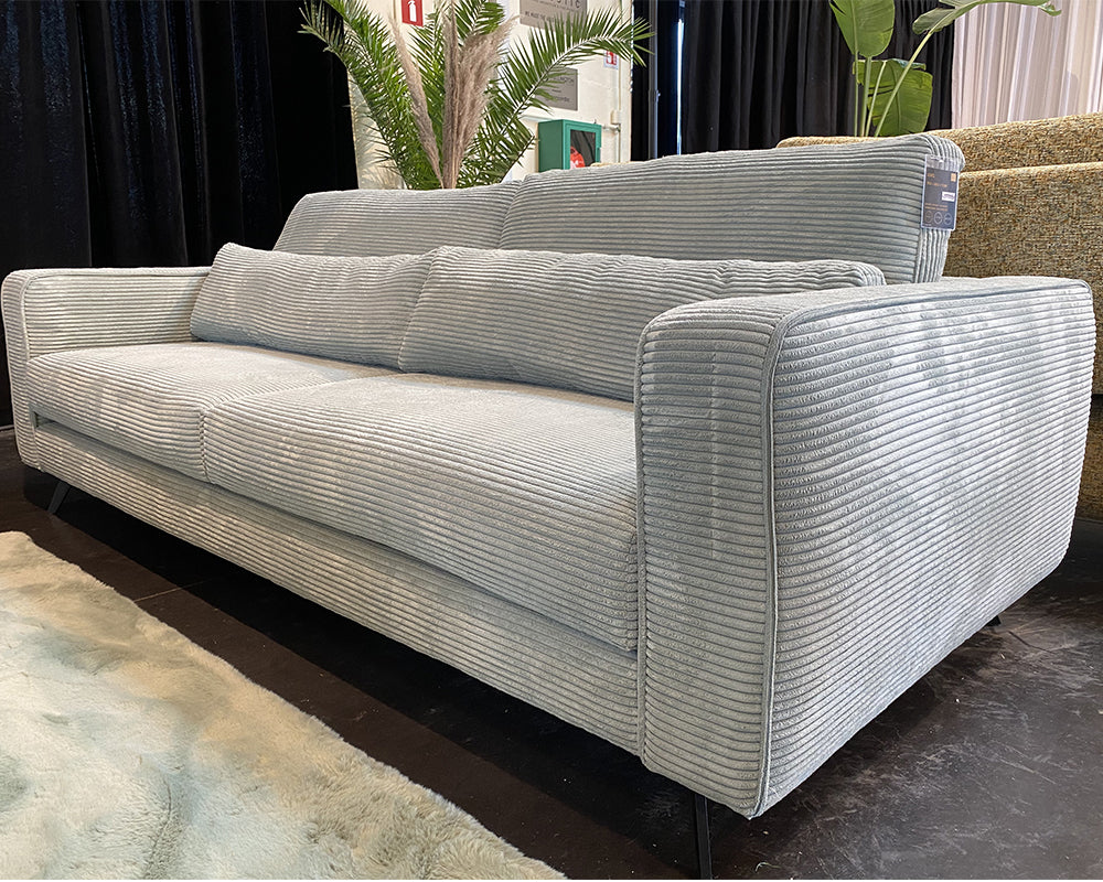 Canapé droit en velours côtelé - Souffle d'intérieur