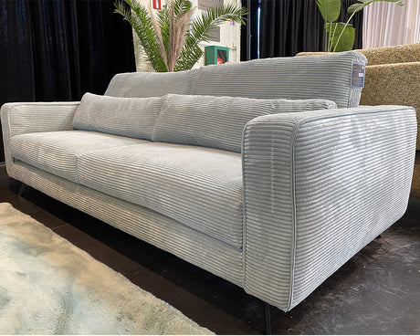 Canapé droit en velours côtelé - Souffle d'intérieur