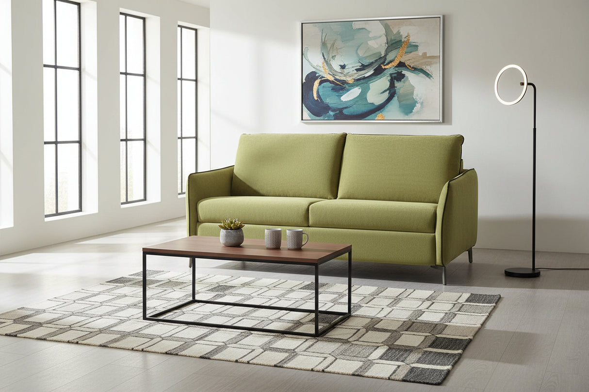Canapé rapido vert convertible - Souffle d'intérieur