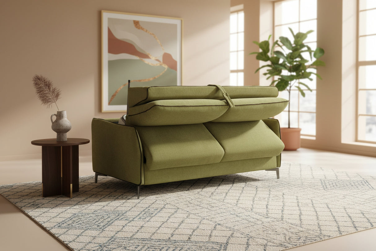 Canapé rapido vert convertible - Souffle d'intérieur