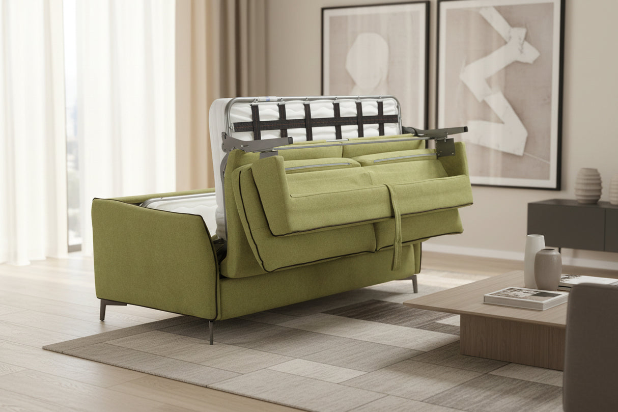 Canapé rapido vert convertible - Souffle d'intérieur