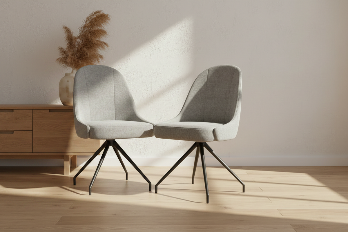 Lot de 2 chaises pivotante - Miami