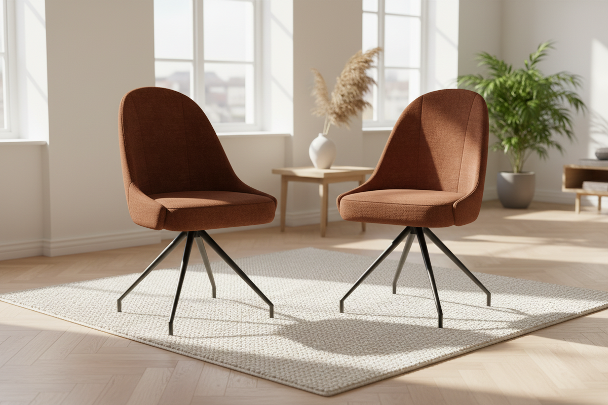 Lot de 2 chaises pivotante - Miami
