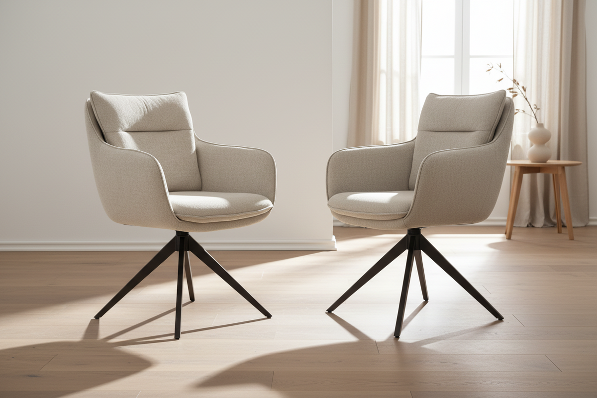 Lot de 2 chaises pivotante - Belfast