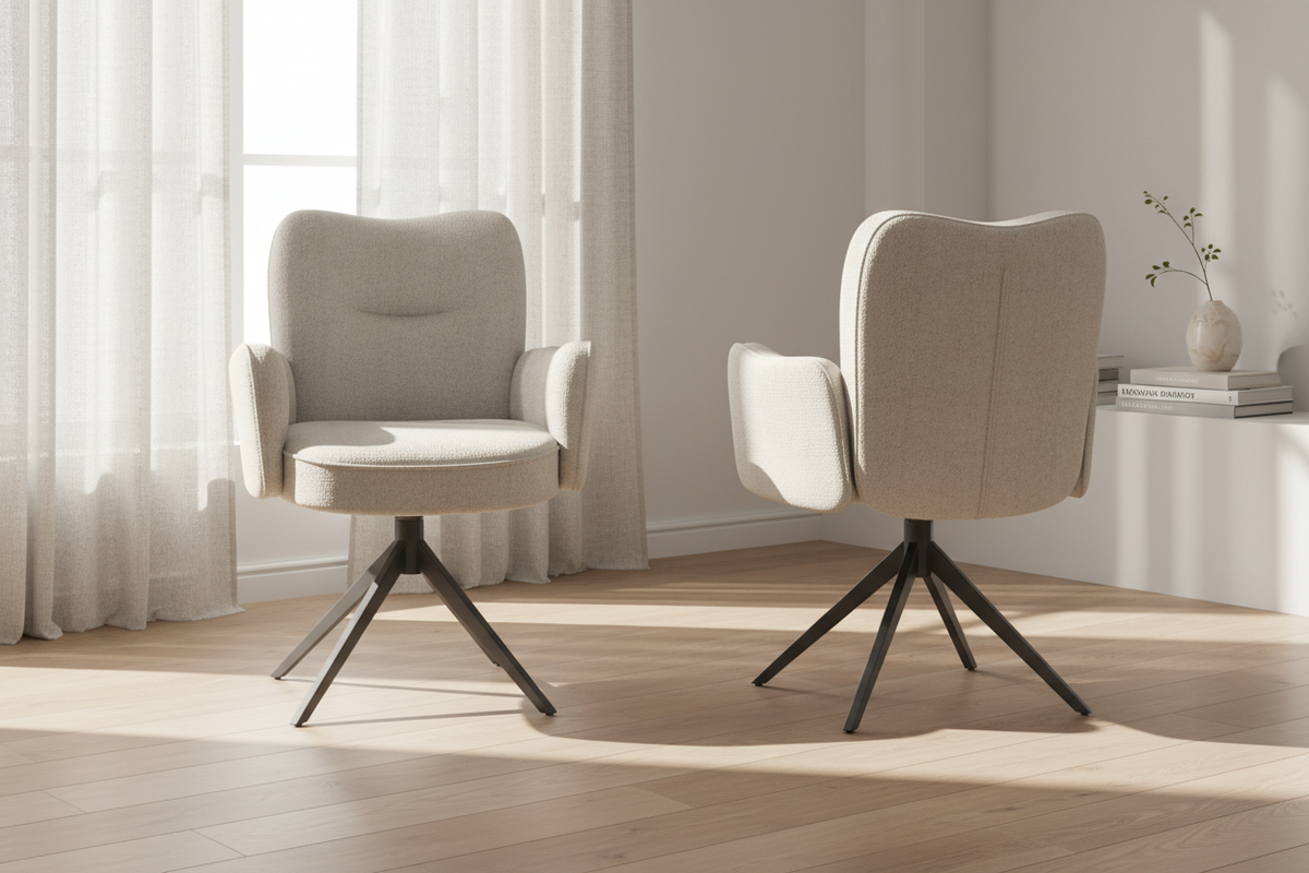 Lot de 2 fauteuils pivotant - Munich