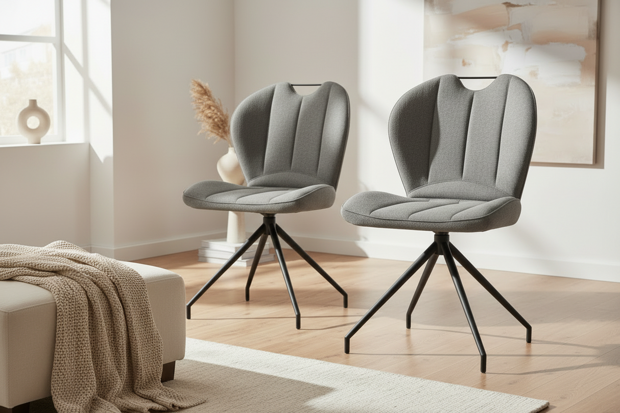 New York chaise pivotante Akante – vue en situation salle à manger