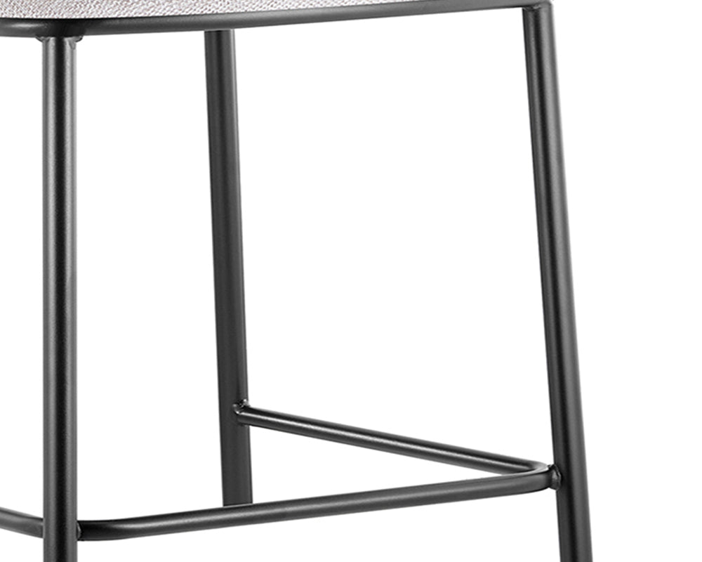 Chaise bar de cuisine gris clair - Rousseau Furniture - Souffle d'Intérieur