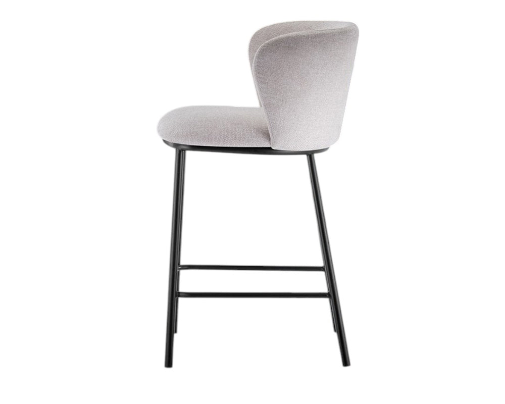 Chaise bar de cuisine beige - Rousseau Furniture - Souffle d'Intérieur