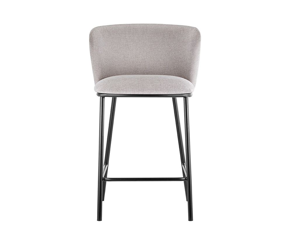 Chaise bar de cuisine beige - Rousseau Furniture - Souffle d'Intérieur