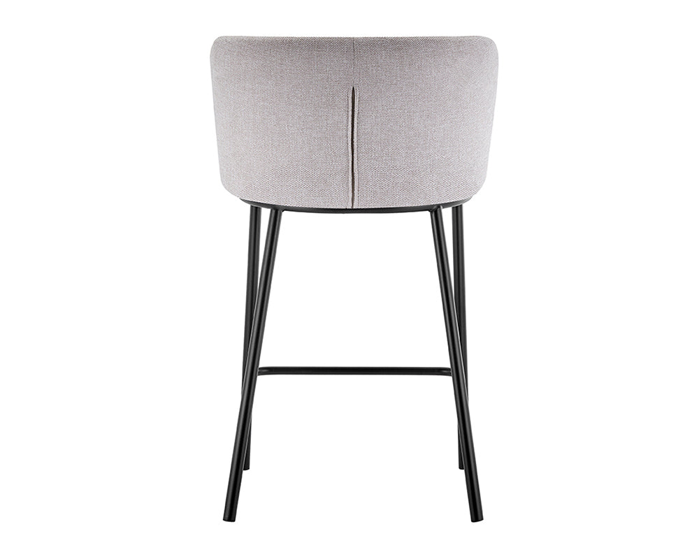 Chaise bar de cuisine beige - Rousseau Furniture - Souffle d'Intérieur