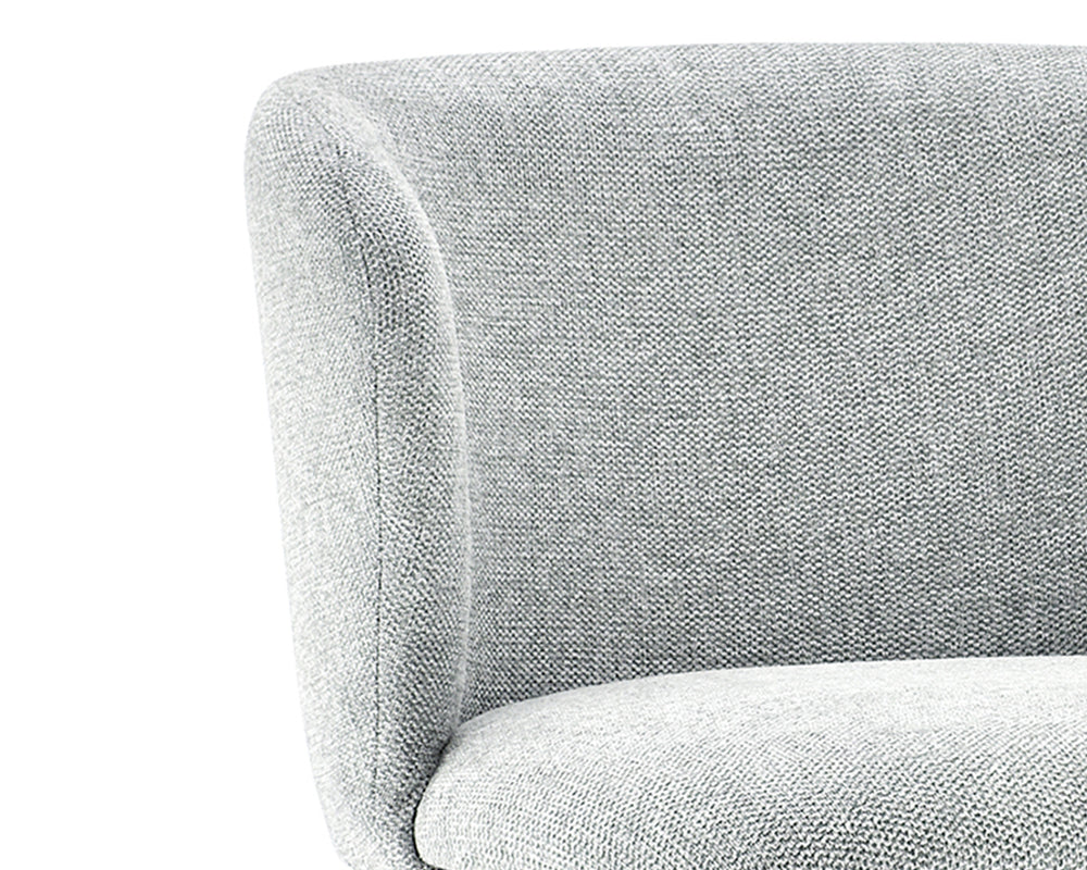 Chaise bar de cuisine gris clair - Rousseau Furniture - Souffle d'Intérieur