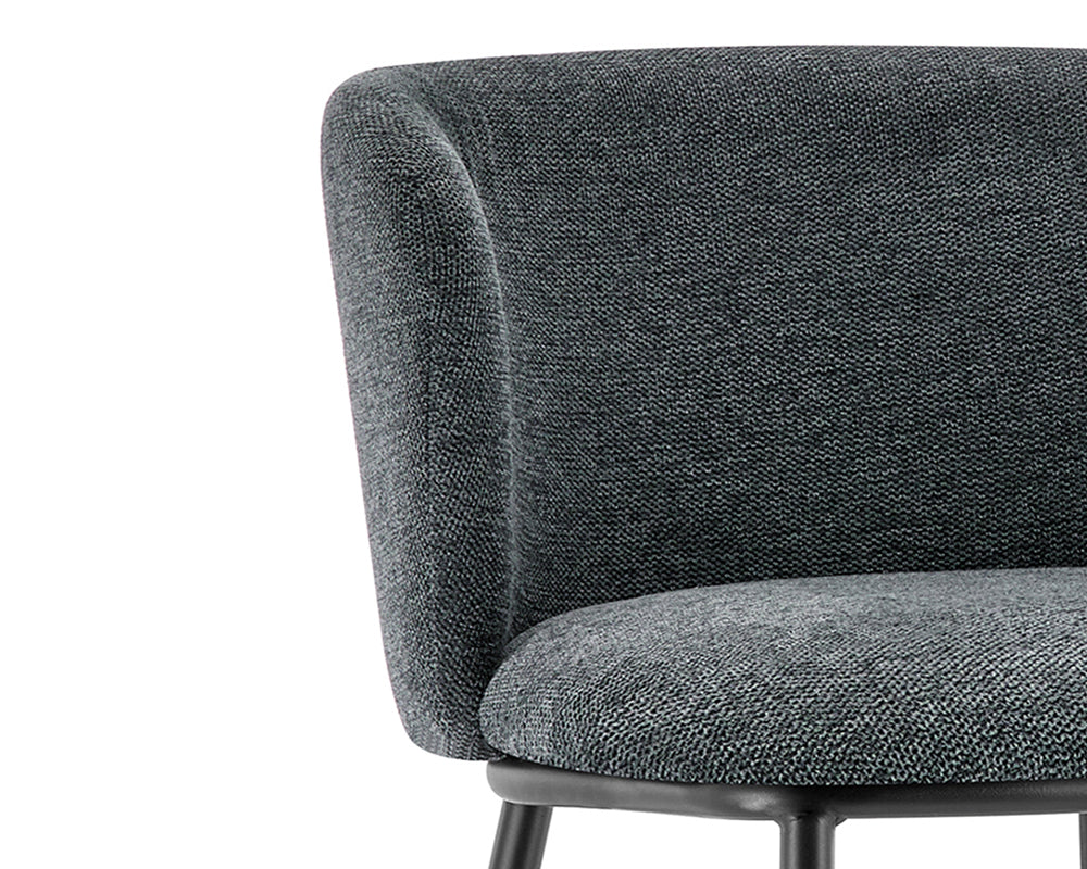 Chaise bar de cuisine gris foncé - Rousseau Furniture - Souffle d'Intérieur