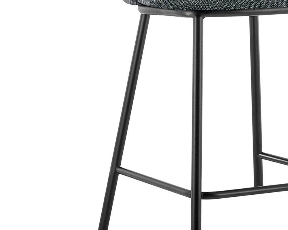 Chaise bar de cuisine gris foncé - Rousseau Furniture - Souffle d'Intérieur