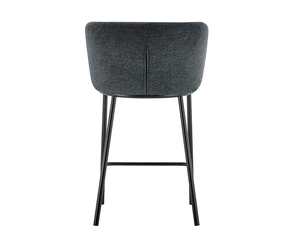 Chaise bar de cuisine gris foncé - Rousseau Furniture - Souffle d'Intérieur