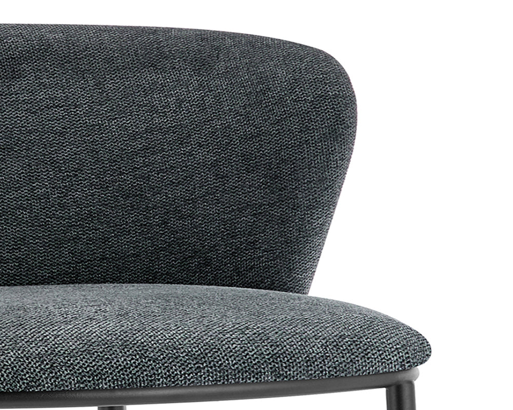 Chaise bar de cuisine gris foncé - Rousseau Furniture - Souffle d'Intérieur