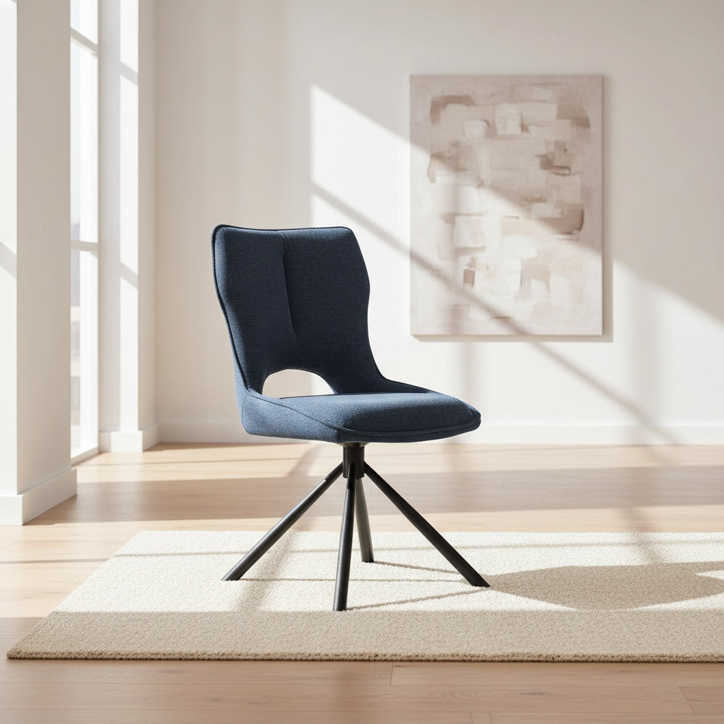 Blue dining chair - Veronica