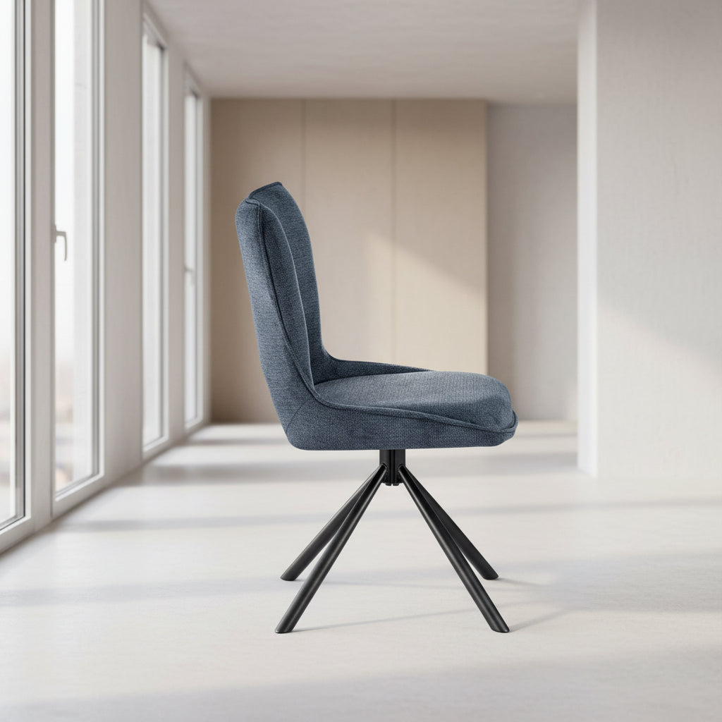 Blue dining chair - Veronica